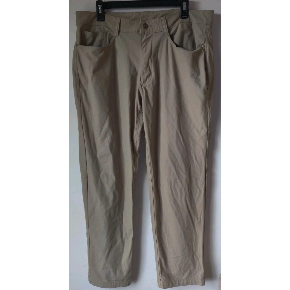 Swiss Tech Men's‎ Travel Pants 34w X30 Sand Khaki Hiking 5 Pocket Lightweight